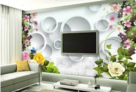 Wallpaper Designs For Tv Unit Living