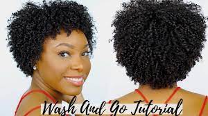 If your hair is short doing a wash and go will be much quicker as you are working with less hair. Super Defined Wash And Go On Short Natural Hair Type 4 Hair Youtube