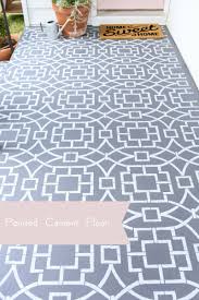 create cement tile look with stencils