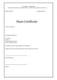 033 Stock Certificate Template Microsoft Word Award Free