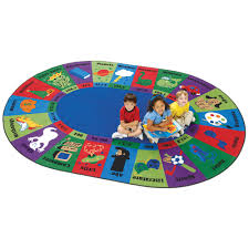 carpets for kids dewey decimal fun rug oval 8 3 x 11 8