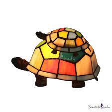 Stained Glass Turtle Table Lamp Child