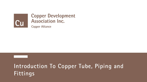 Copper Tube Handbook I Identification Of Copper Tube