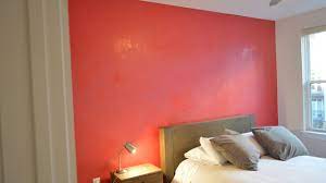 paint a wall with a brushed pearl