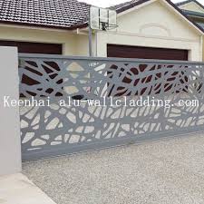 Garden Aluminum Perforated Fence Panel