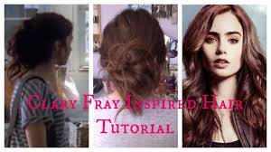 clary fray lily collins inspired hair