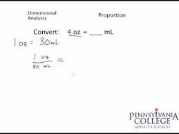 Simple Unit Conversion 1 Ounces To Ml Youtube