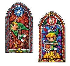 Legend Of Zelda Stained Glass Wall Decals