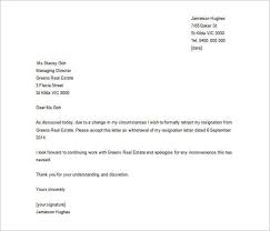 resignation letter template 17 free