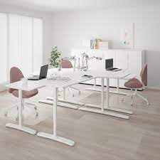 Adorneve writing desk with usb port, home office desk with drawers and hutch, 36.2 study table for student/adults, computer work station with storage shelf, 7 drawers, white. Bekant Desk Combination White Ikea