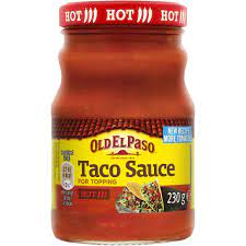 hot taco sauce 230g ditt svenska
