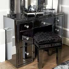 simple dressing table with mirror set