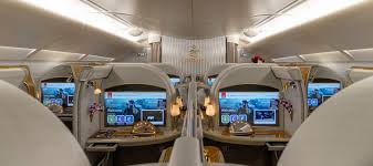 review emirates first cl a380