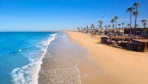 warm beaches in california cur