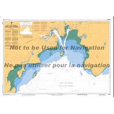 Canadian Chart 4117 Saint John Harbour And Approaches Et Les Approches