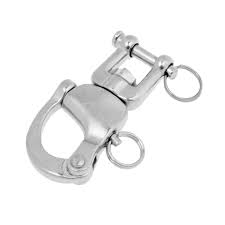 Us 4 79 15 Off Snap Swivel 304 Stainless Steel Shackle Marine Boat Sail Hardware 6 8 X 3 Cm Heavy Duty High Strength Swivel Snap Shackle Hook In
