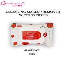 glamorous face cleansing wipes skin