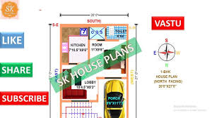1 Bhk Vastu North Facing House Plan 20