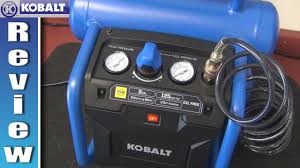 kobalt 2 gallon air compressor review