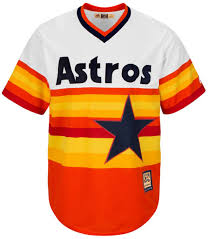 Houston Astros Cooperstown Cool Base Rainbow Jersey Size