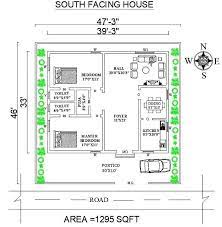 This Is South Facing House Plan As Per