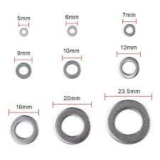 304 stainless steel flat washers set