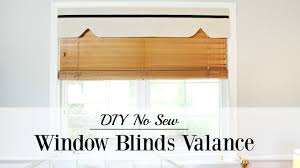 diy no sew window blinds valance you