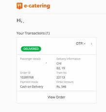 How To Book Food In Trains Irctc How To Book Food In