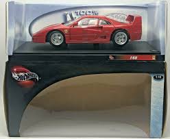 2007 new models from the design tables of real car manufacturers to the imaginat. Mattel Hot Wheels 1 18 Scale Diecast Metal Ferrari F40 Red Ebay Mattel Hot Wheels Hot Wheels Diecast