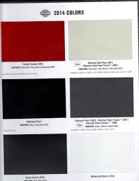08 Harley Davidson Color Chart Thelifeisdream