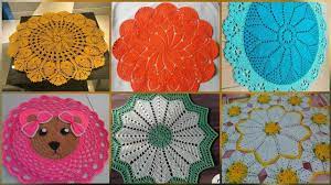 easy crochet round tablecloth pattern