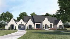Luxury European Ranch Style House Plan