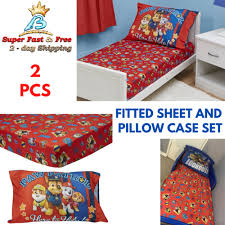 Paw Patrol Toddler Bed Fitted Sheet