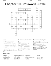 chapter 10 crossword puzzle wordmint