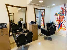 black steel beauty salon furniture