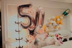 What color is associated with 50th birthday?