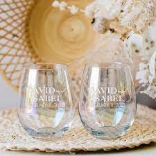 Personalized Er Stemless Wine Glass