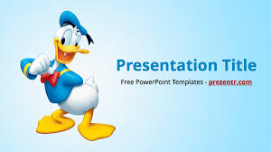 free donald duck powerpoint template