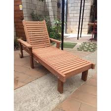 Sun Clear Redwood Outdoor Chaise Lounge
