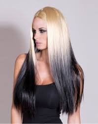 Be realistic about bleaching your hair. Blonde And Black Dip Dye Wig Reverse Ombre Wigs Dipped Hair Ombre Wigs Black Hair Ombre