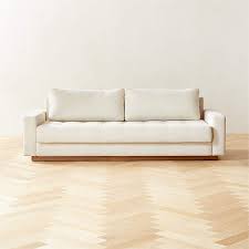 claremont ivory boucle sleeper sofa