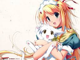 However, there are just a few who are really well known for being blonde, and today we're going to. Anime Girl Blonde Hair Green Eyes With Cat Wallpaper 1600x1200 790240 Wallpaperup