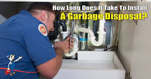 garbage disposal installation install
