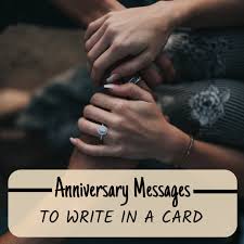 anniversary messages to write in a card