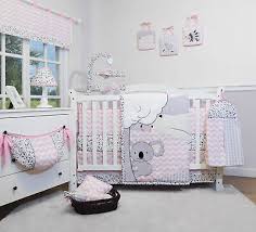 13pcs cute bears baby nursery crib