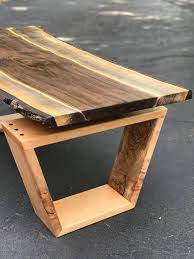 Walnut And Maple Coffee Table