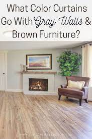 Gray Walls And Brown Furniture