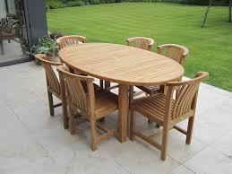 Our dining room furniture sets add a touch of elegance to your home and make you feel like you're fine dining every night. Oval Teak Garden Table