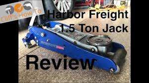 harbor freight 1 5 ton jack review