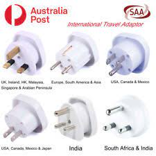 power plug travel adapter converter 2pc